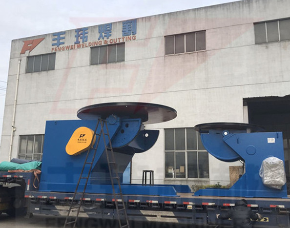 发往中国一重2台大吨位焊接变位机成功交付